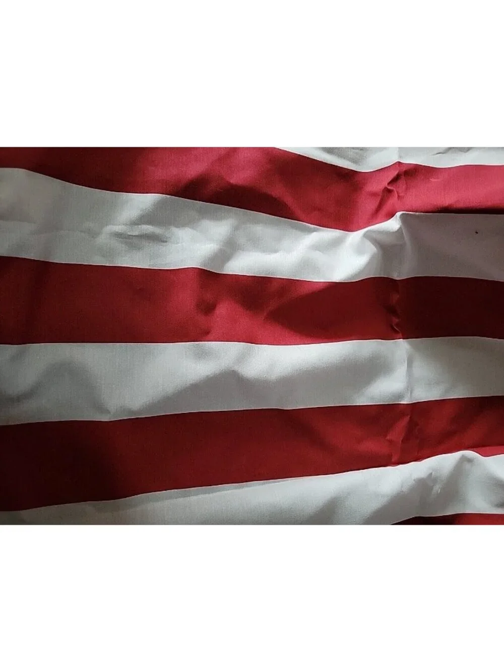 Springs Home Shower Curtain American Flag Stars Stripes Cotton Polyester 69X72